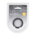 LEVELZ Wide O Pierścień Silikonowy 35mm Czarny Anatomiczny, Szeroka Konstrukcja
