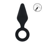 LEVELZ Korek anatomiczny z uchwytem M czarny silikonowy premium – ergonomiczny profil