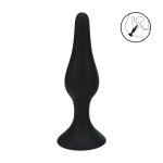 LEVELZ Korek anatomiczny silikonowy XL czarny – smukły model z szeroką bazą