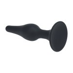 LEVELZ Korek anatomiczny silikonowy XL czarny – smukły model z szeroką bazą