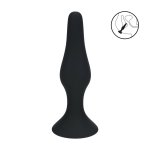 LEVELZ Slim Plug silikonowy anatomiczny L czarny – smukły model z szeroką podstawą