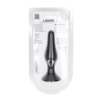 LEVELZ Slim Plug silikonowy anatomiczny L czarny – smukły model z szeroką podstawą