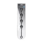 Levelz Waterdrop Balls L 40mm czarne – silikonowy system kulkowy o anatomicznym kształcie kropli