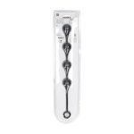 Levelz Waterdrop Balls L 40mm czarne – silikonowy system kulkowy o anatomicznym kształcie kropli