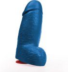 Dagr L Blue – Anatomiczny Model z Przyssawką, PVC, niebieski, długość 23 cm