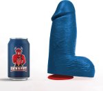 Dagr L Blue – Anatomiczny Model z Przyssawką, PVC, niebieski, długość 23 cm