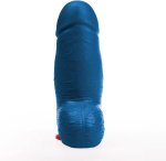 Dagr Model M niebieski – Anatomiczny Model z Przyssawką, PVC, 19,5 cm, szerokość 7,3 cm