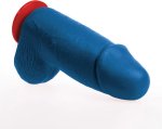 Dagr Model M niebieski – Anatomiczny Model z Przyssawką, PVC, 19,5 cm, szerokość 7,3 cm
