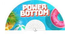 Power Bottom Fan 64 cm Multicolor – Wachlarz Dekoracyjny z Poliestru, wielokolorowy