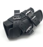Red Leather Skorzane Mankiety Zawieszeniowe Czarny – regulowane, anatomiczny profil