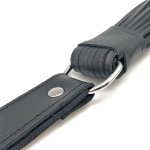 Red Leather Swift Martinet Black 75 cm – skorzany model z rzemieniami, ergonomiczny uchwyt