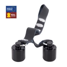 Red Leather Ballstretcher Skorzany z Obciążeniem 2x50g Czarny – regulowany, naturalna skora