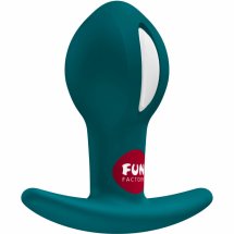 Fun Factory B Ball Uno Korek z Ruchomą Kulą Zielony – Silikon Medyczny, 7,2 cm