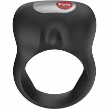 Fun Factory Steady – czarny pierścień wibrujący silikonowy, 3 tryby, model IPX7