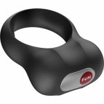 Fun Factory Steady – czarny pierścień wibrujący silikonowy, 3 tryby, model IPX7