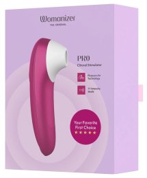 Womanizer Pro Pink – intuicyjny model powietrzny, 11 poziomów, wodoodporny, USB