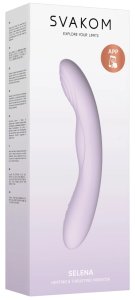 Svakom Selena Pastel Lilac – silikonowy model wodoodporny, ładowalny, ergonomiczny