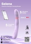 Svakom Selena Pastel Lilac – silikonowy model wodoodporny, ładowalny, ergonomiczny