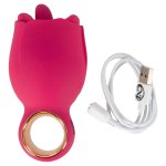You2Toys Oral Fun – model z ruchomym języczkiem, 8 trybów, silikon, fioletowy, 11,3 cm