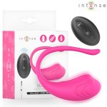 Intense Olivia Pink – wibrujące jajko z pilotem, ładowanie USB, 20 trybów, kolor różowy