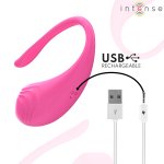 Intense Olivia Pink – wibrujące jajko z pilotem, ładowanie USB, 20 trybów, kolor różowy