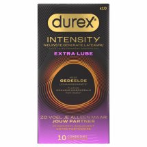 Durex Intensity Extra Lube 10 szt. – prezerwatywy nitrilowe, dodatkowe nawilżenie, bez lateksu