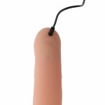 Hidden Desire Inferno – wibrujący pas intymny z silikonowym rękawem 16 cm, 10 trybów, IPX6