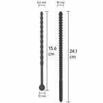 Hidden Desire Extreme Advanced – zestaw 2 silikonowych rozszerzaczy anatomicznych, żebrowana tekstura