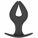 Hidden Desire Extreme Anchor Plug L – duży silikonowy korek analny, kotwiczący, czarny