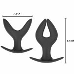 Hidden Desire Extreme Anchor Plug L – duży silikonowy korek analny, kotwiczący, czarny