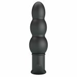 Pretty Love AEAEAS silikonowy wibrujący korek analny, 10 trybów, czarny, ergonomiczny