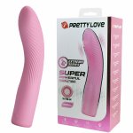 Pretty Love Kisell różowy masażer punktu G, 10 trybów, LED, silikon medyczny, 16,1 cm