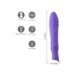 Margo Silicone wibrator silikonowy, 10 trybów, miękka powierzchnia, wodoodporny, fioletowy