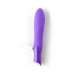 Margo Silicone wibrator silikonowy, 10 trybów, miękka powierzchnia, wodoodporny, fioletowy