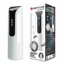Pretty Love Kahleah automatyczna maszyna intymna z rotacją i naciskiem, LED, USB, 27 cm