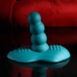 Playboy Have A Seat Ride-On Vibrator zielony, model z pilotem, przyssawka, 8 wzorów wibracji