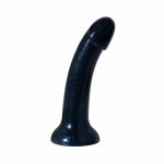 Easytoys Dildo Collection Metallic Glitter 19 cm, silikonowy model, metaliczny brokat