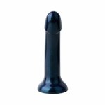 Easytoys Dildo Collection Metallic Glitter 19 cm, silikonowy model, metaliczny brokat