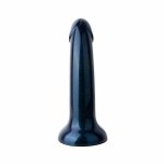 Easytoys Dildo Collection Metallic Glitter 19 cm, silikonowy model, metaliczny brokat