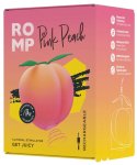 ROMP Pink Peach kompaktowy stymulator powietrzny, 14 poziomów, silikon, różowy
