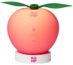 ROMP Pink Peach kompaktowy stymulator powietrzny, 14 poziomów, silikon, różowy
