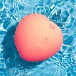 ROMP Pink Peach kompaktowy stymulator powietrzny, 14 poziomów, silikon, różowy