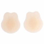 Bye Bra Rabbit Silicone Cups XL beżowe – samoprzylepne miseczki silikonowe, wielokrotnego użytku