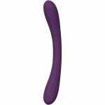 LELO Boomerang wibrator dwustronny, fioletowy, silikon medyczny, wodoodporny