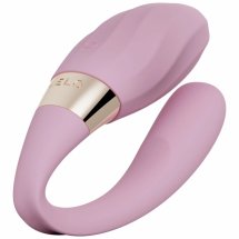LELO Tiani Twist masażer dla par, miękki silikon, różowy, wodoodporny, 16 poziomów