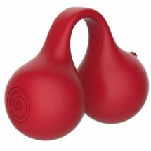 SNAIL VIBE Twinn wibrator palcowy Cherry – kompaktowy model z podwójnym silnikiem
