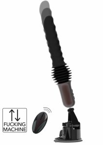Hidden Desire Anal Power Thrusting Vibrator, model z ruchem posuwistym, 37 cm, czarny