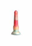 NS Novelties Colours Stacked 6 inch, trojkolorowy model silikon premium, 15 cm, satyna