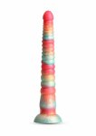 NS Novelties Colours Stacked 12 inch, trojkolorowy silikon premium, 30 cm, liquid silicone