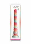 NS Novelties Colours Stacked 12 inch, trojkolorowy silikon premium, 30 cm, liquid silicone